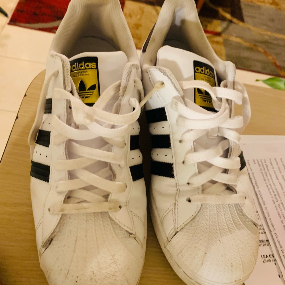 Adidas super star for men, size 45 1/2